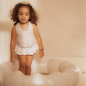 Бассейн надувной Mrs. Ertha "Unique Dots", шоколадная крошка, 90 см